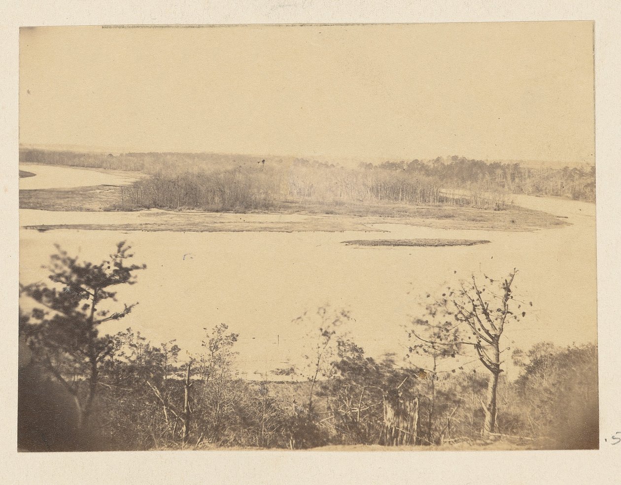 Utsikt över Appomattox River, från Point of Rocks av A.J. Russell