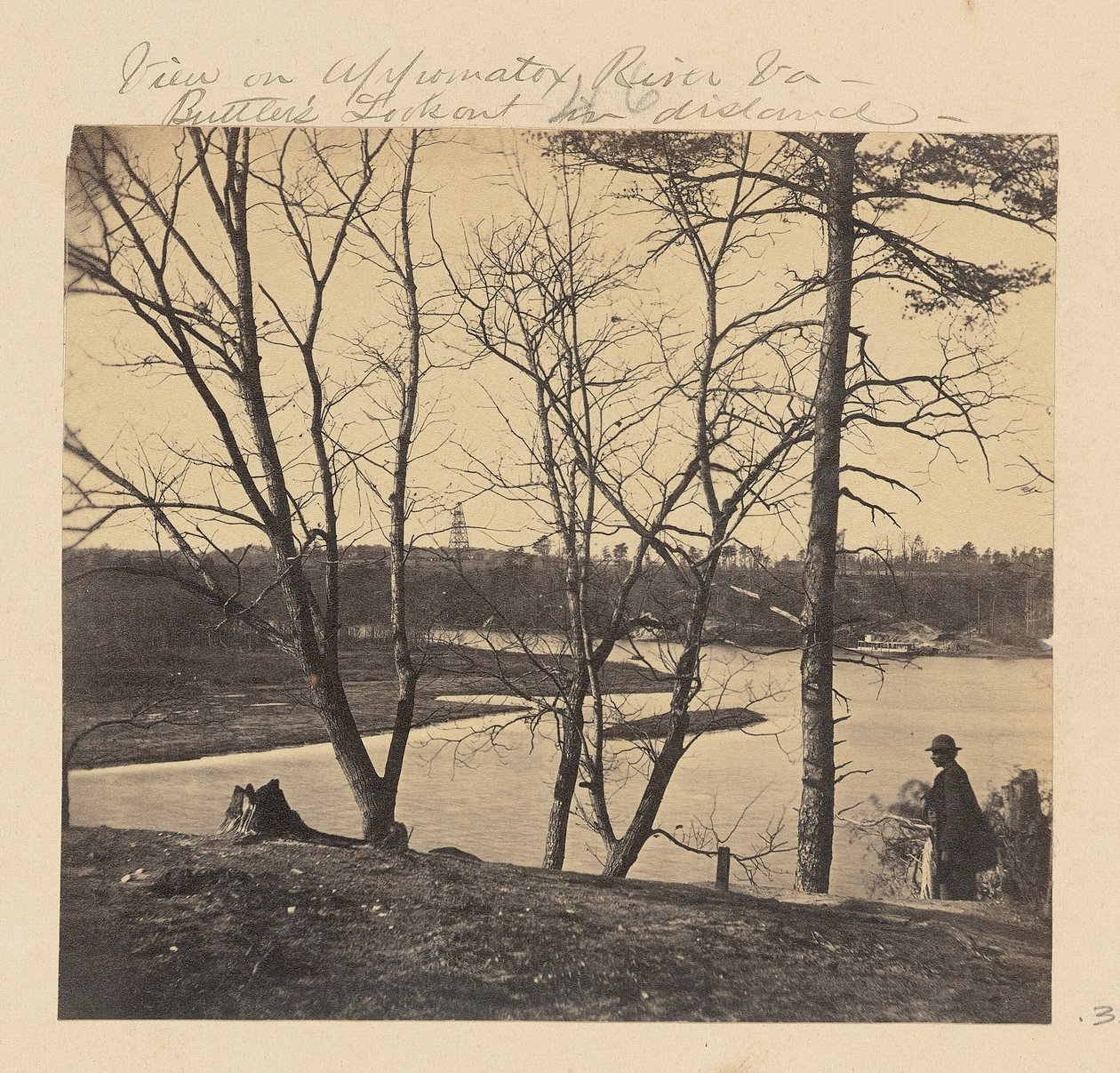 Utsikt över Appomattox River, Virginia. Butler