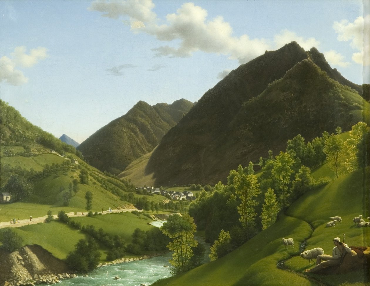 En dal i Pyrenéerna av A.L.R.M. Duperraux