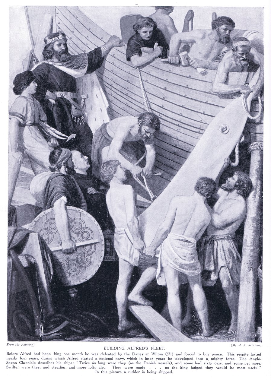 Bygger Alfreds flotta, 1920-talet av A.R. Mileham
