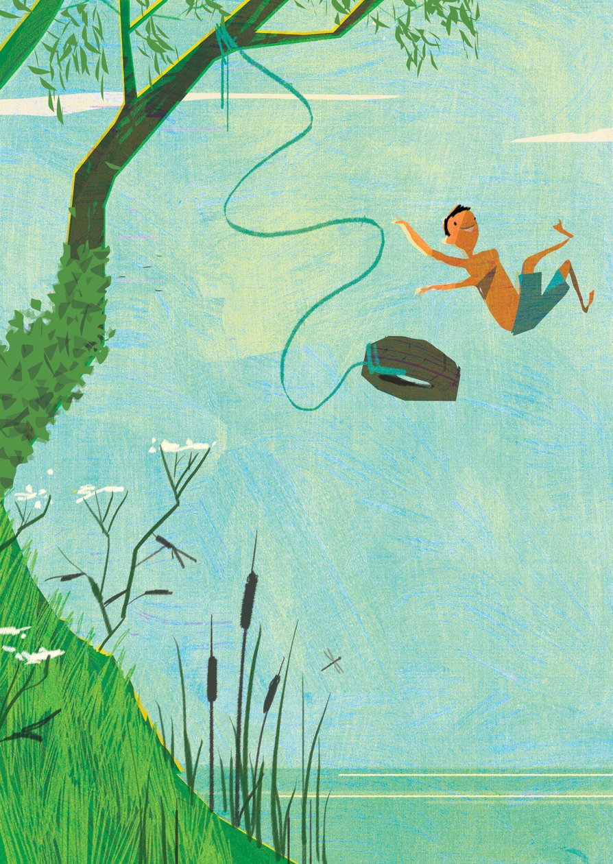 Swing, 2015 (blandade media) av A.Richard Allen