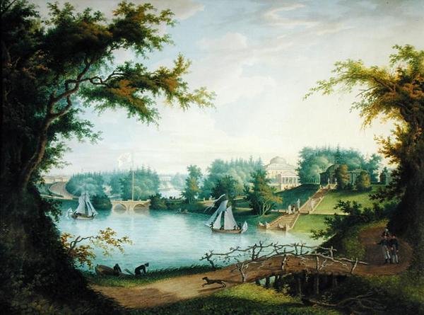 Den stora stenbron och Marienthaltrappan, 1803 av A. Bugreyev
