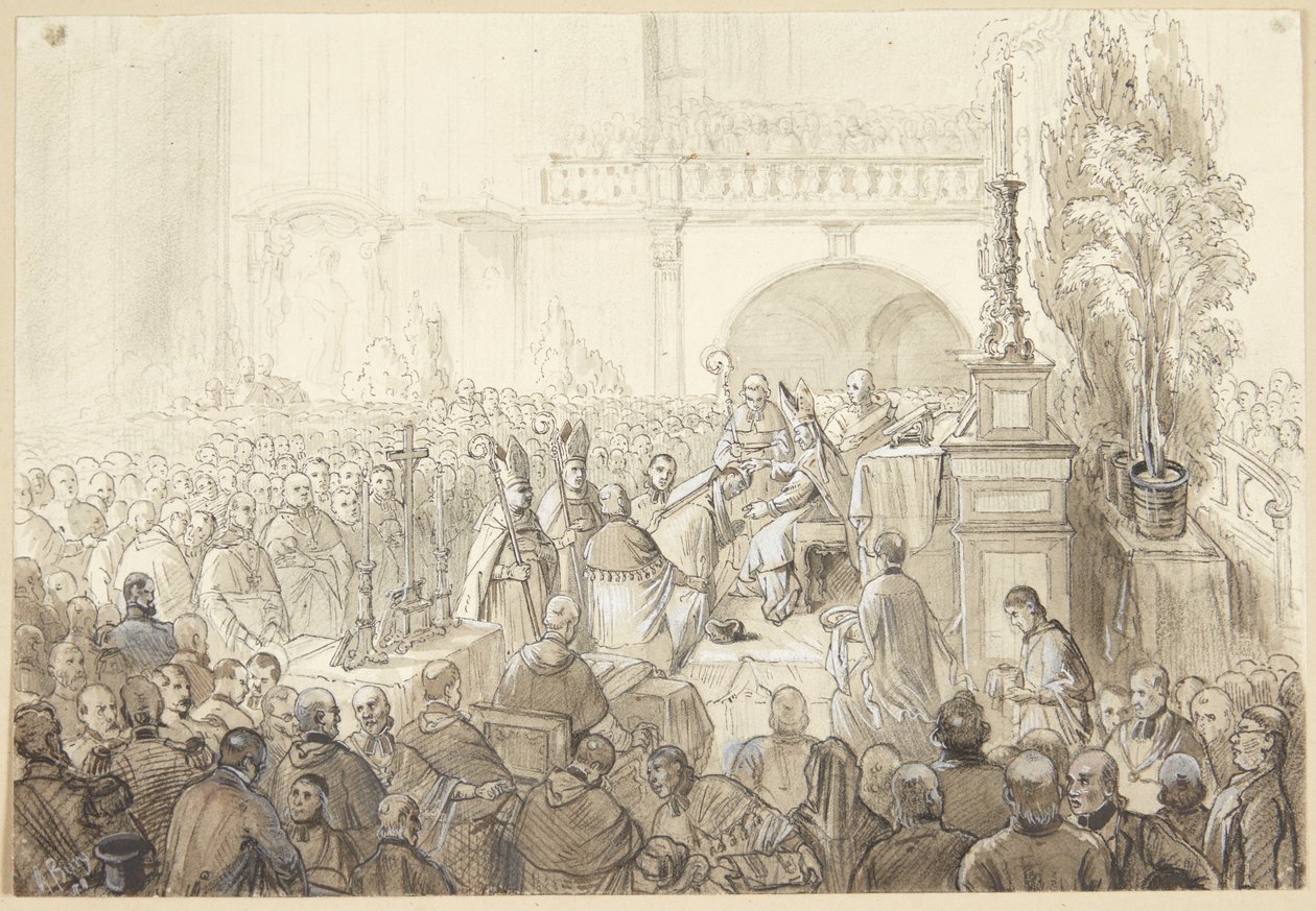 Kyrklig ceremoni av A. Burg