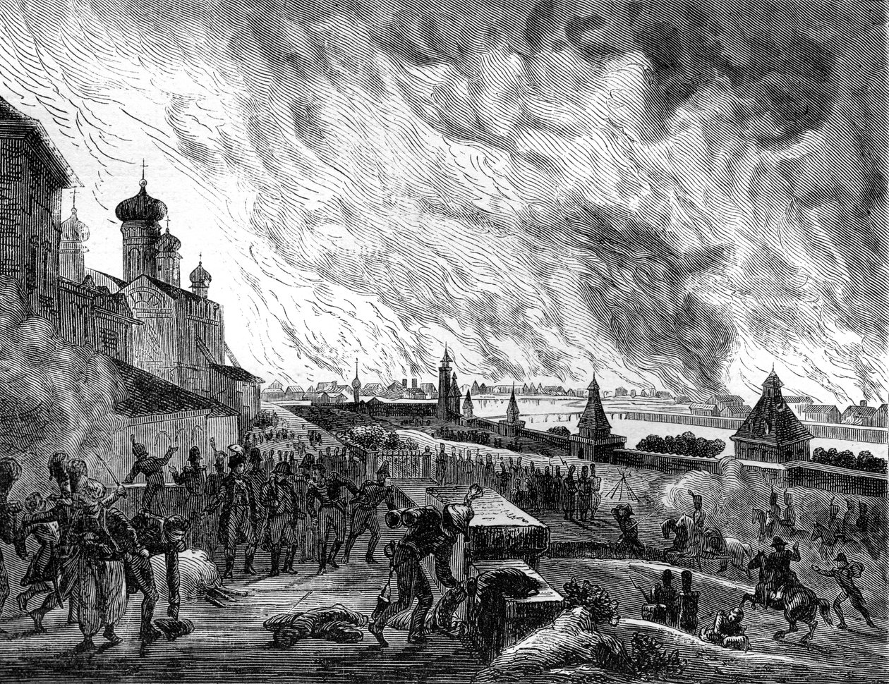 Moskva i brand, 15 september 1812 1882-1884. av A. Etienne
