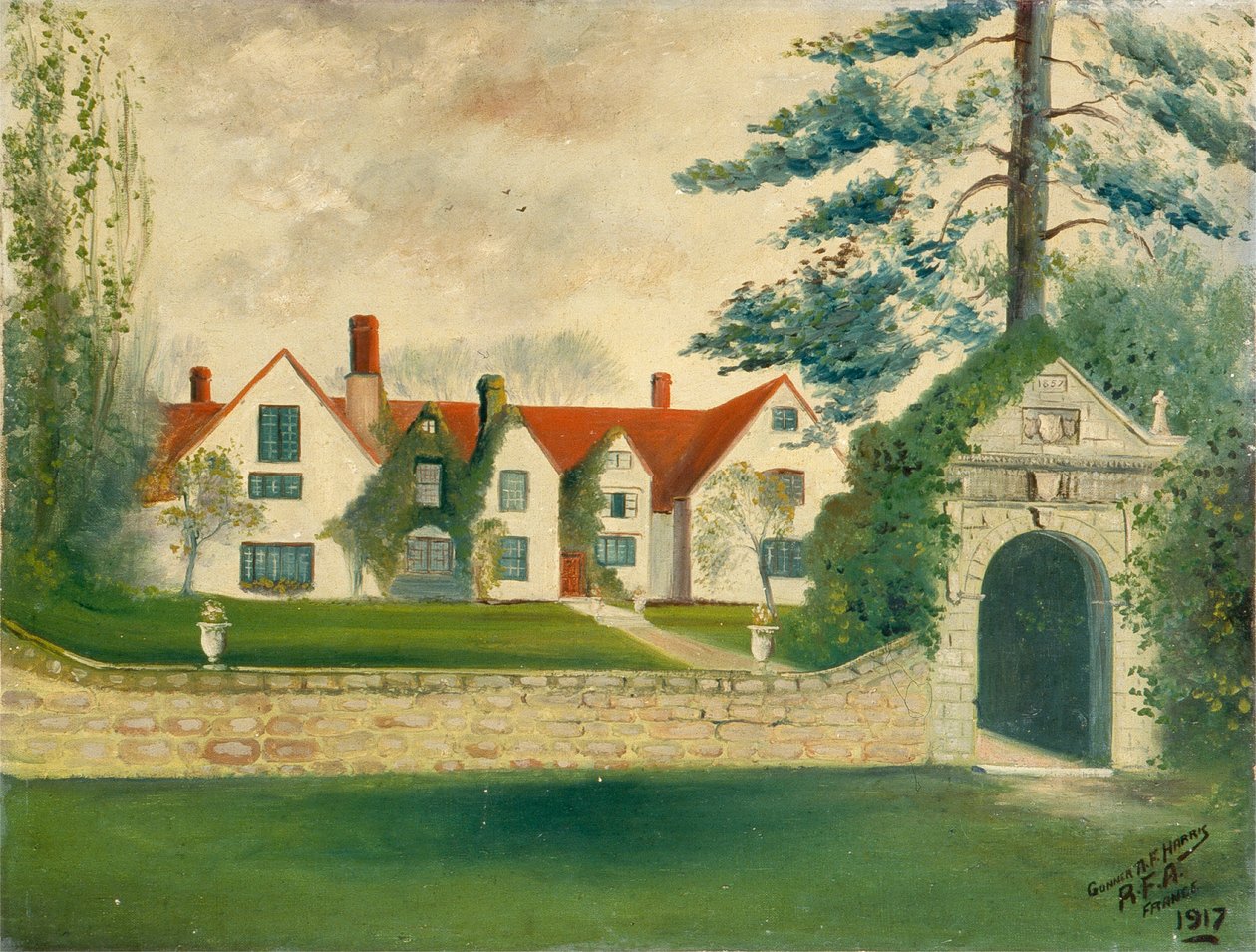 Herrgård i Frankrike av A. F. Harris