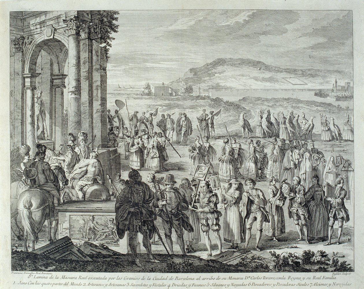 Janus procession, 1764 av A. J. De Fehrt