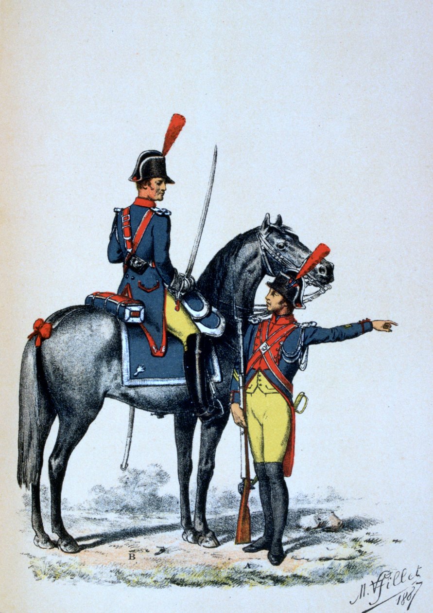 Det kejserliga gendarmeriet i Paris, 1813 1887 av A. Lemercier