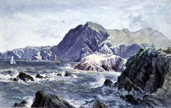 Hillsborough, från Capstone, Ilfracombe av A. Newton Brooke