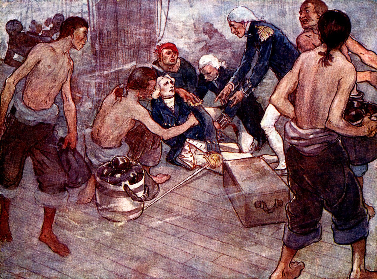 De har äntligen gjort det för mig, Hardy, sa Nelson, 1805, 1905. av A. S. Forrest