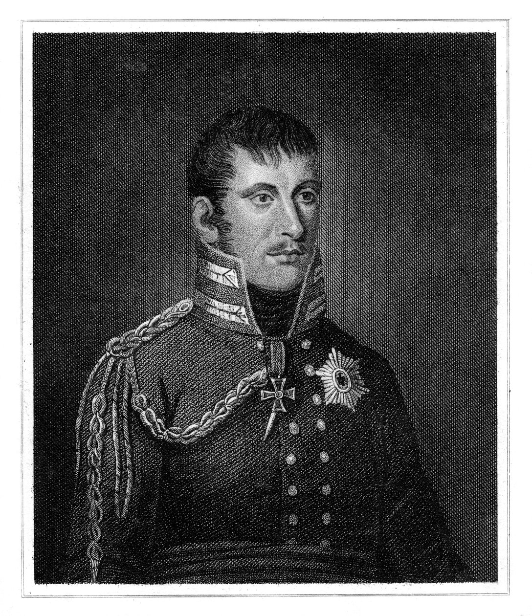 Fredrik Vilhelm III, kung av Preussen, 1815. av A. Wheltier