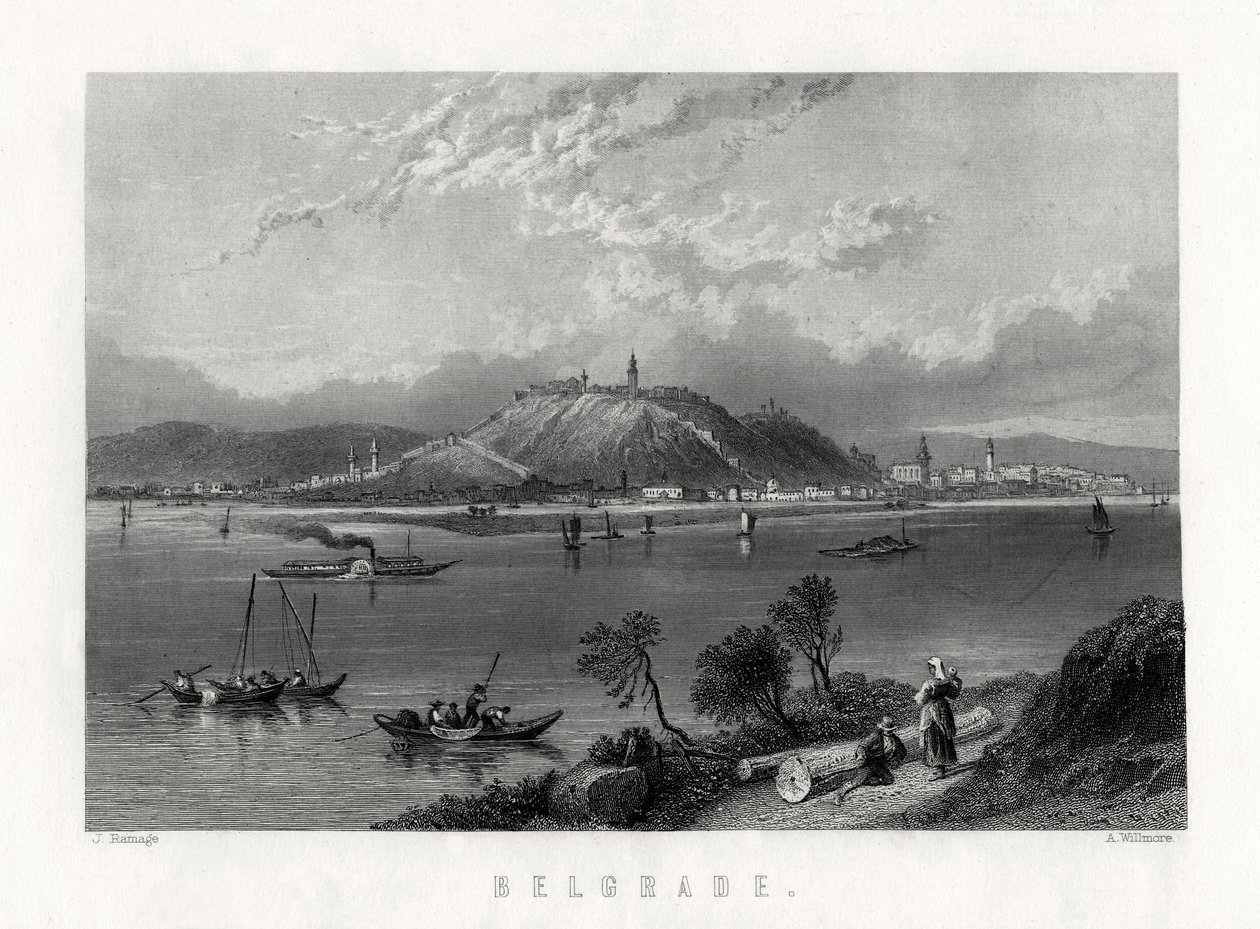 Belgrad, 1883 av A. Willmore