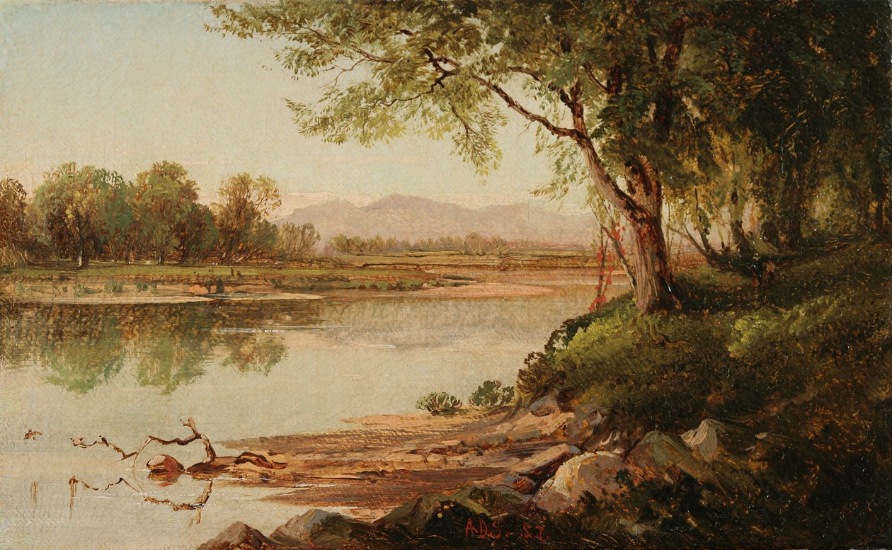 Längs Saco, 1857 av Aaron Draper Shattuck