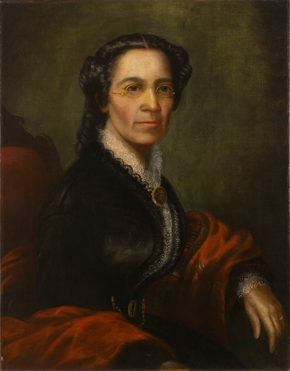 Porträtt av Mrs John Jones, ca 1865 av Aaron E. Darling