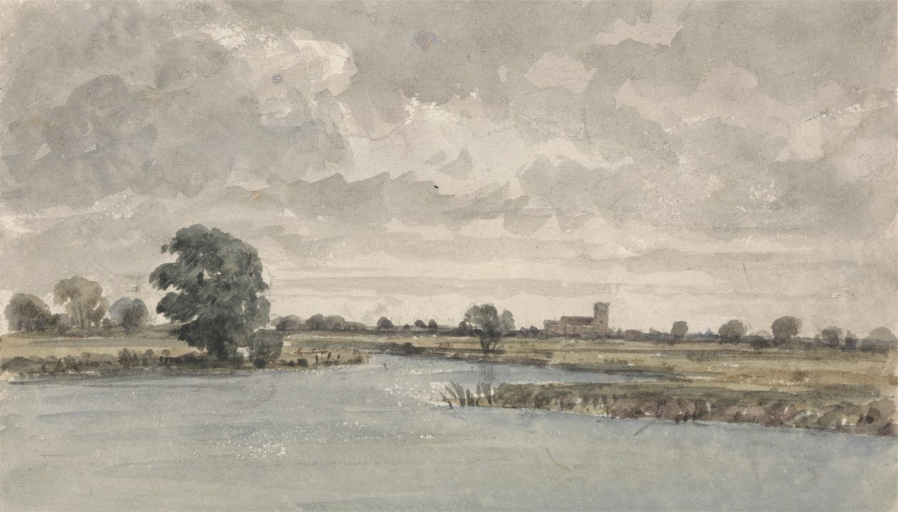 Flodlandskap av Aaron Edwin Penley