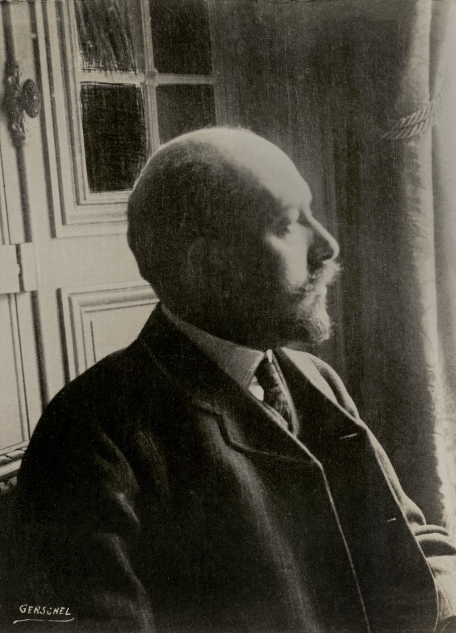 Porträtt av författaren Alfred Capus (foto) av Aaron Gerschel