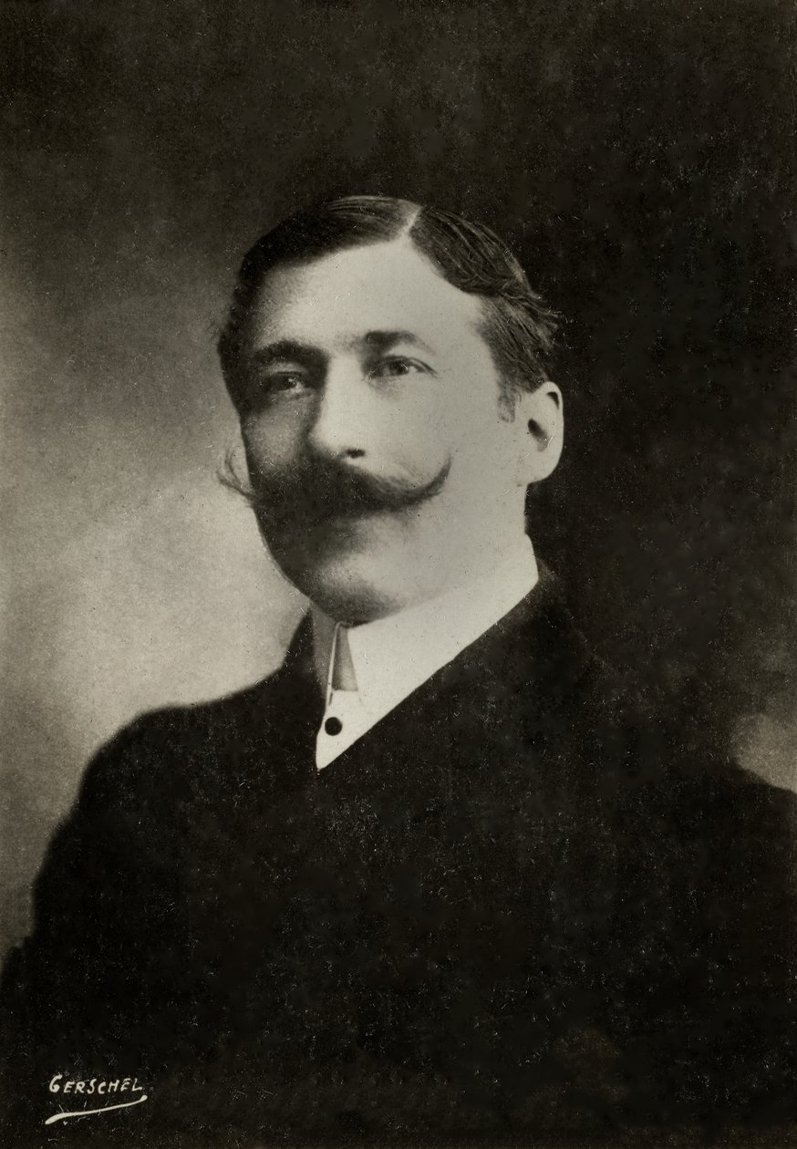 Porträtt av den franske konstnären Armand Numes ( 1857 av Aaron Gerschel