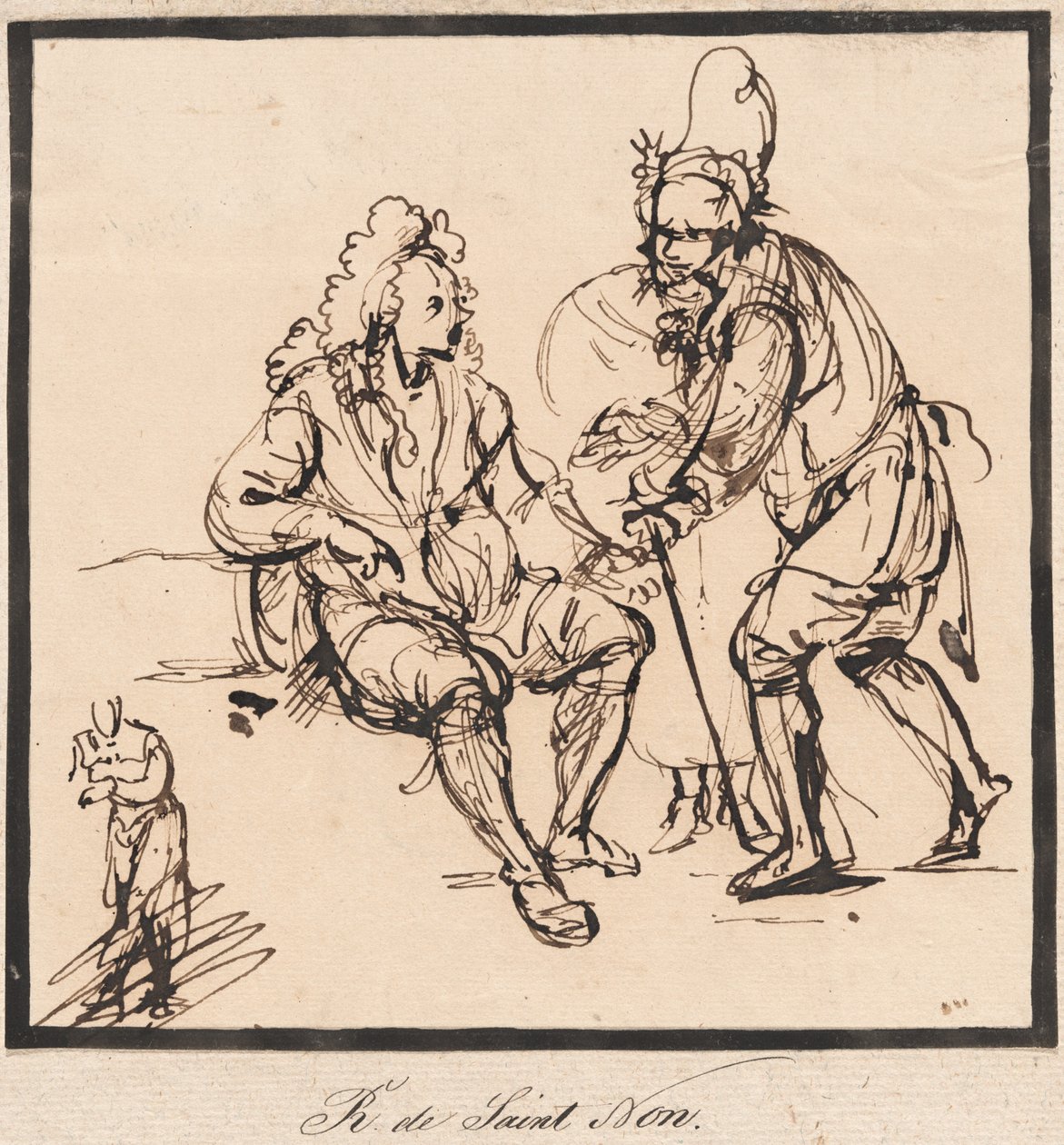 En trädgårdsmästare och en gentleman av Abbé de Saint Non Jean Claude Richard