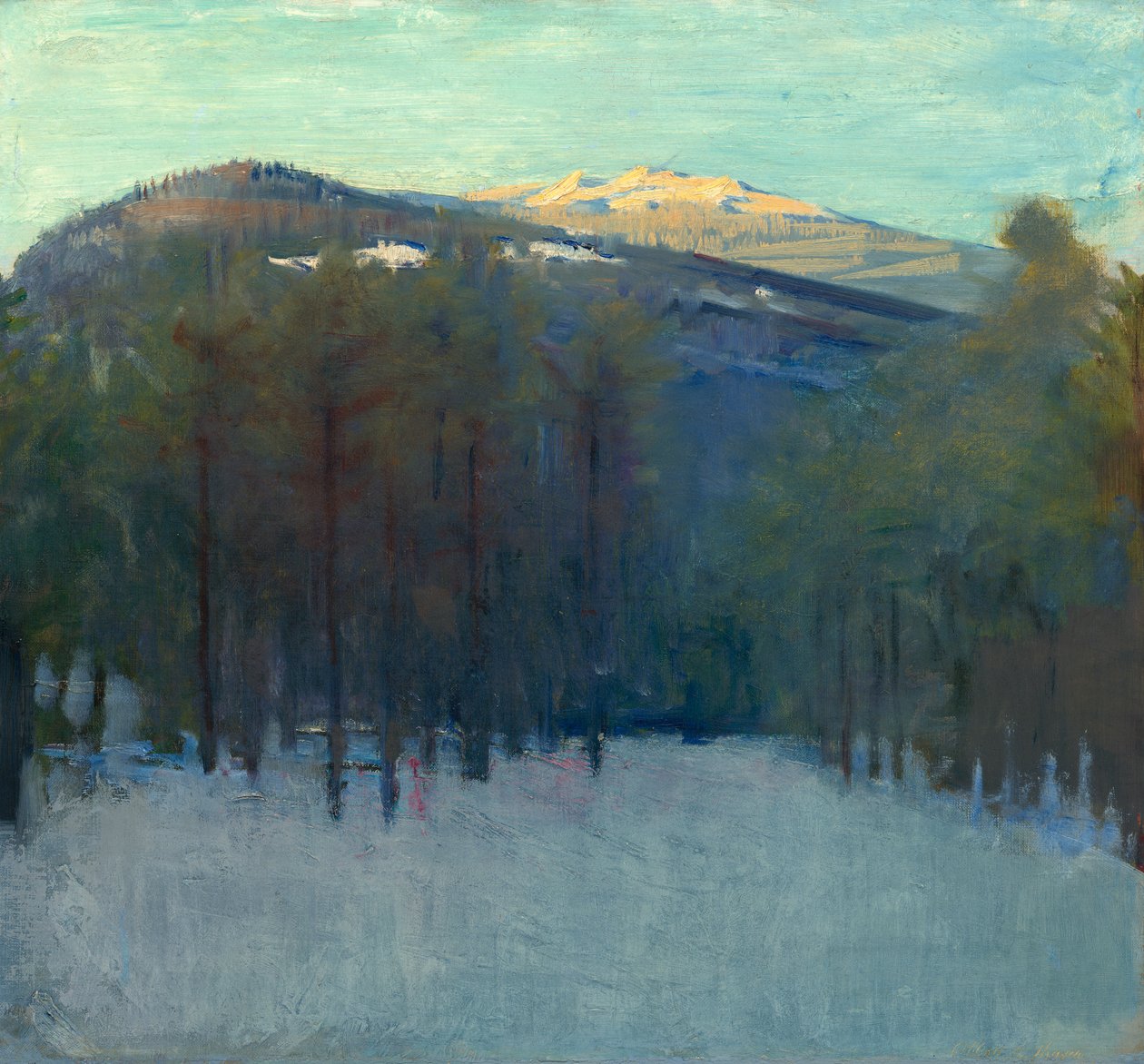 Mount Monadnock, ca 1911-14 av Abbott Handerson Thayer
