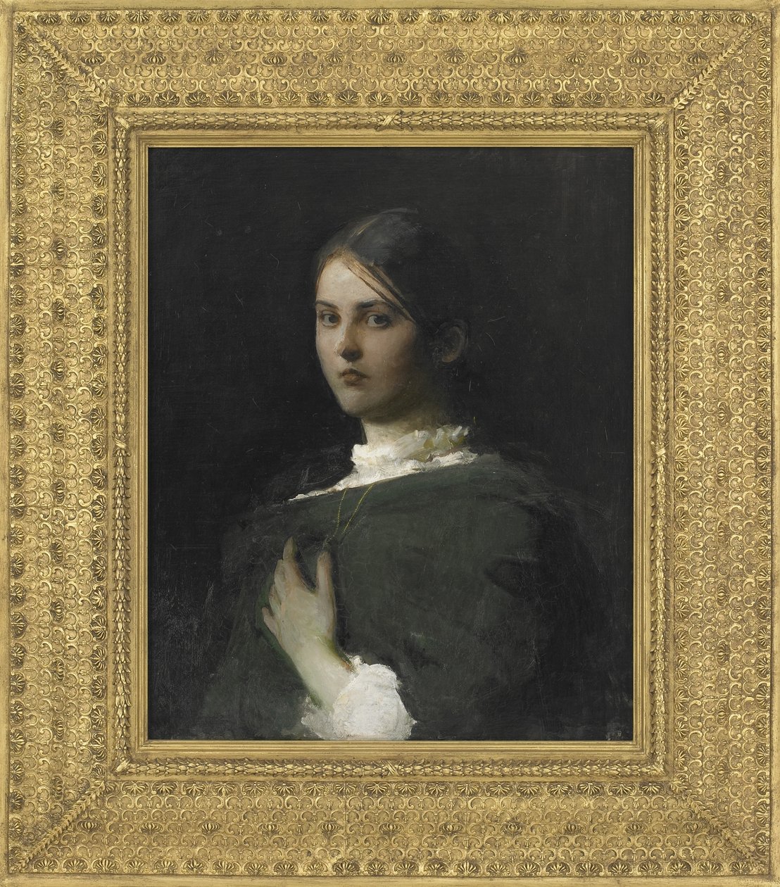 Porträtt av konstnärens äldsta dotter, 1893-94 av Abbott Handerson Thayer