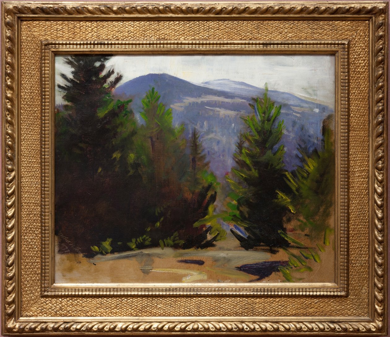 Skiss av Monadnock Mountain av Abbott Handerson Thayer