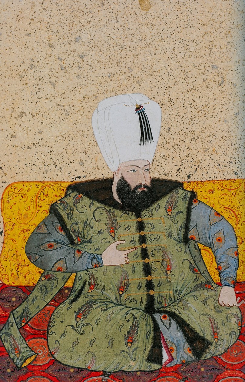 Ahmed I 1590-1617, Sultan av det osmanska riket, ca 1705 av Abdulcelil Levni