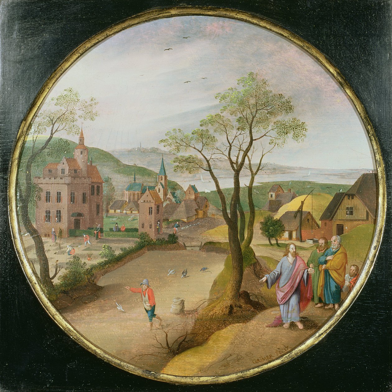 Liknelsen om såningsmannen (april eller september) av Abel Grimer