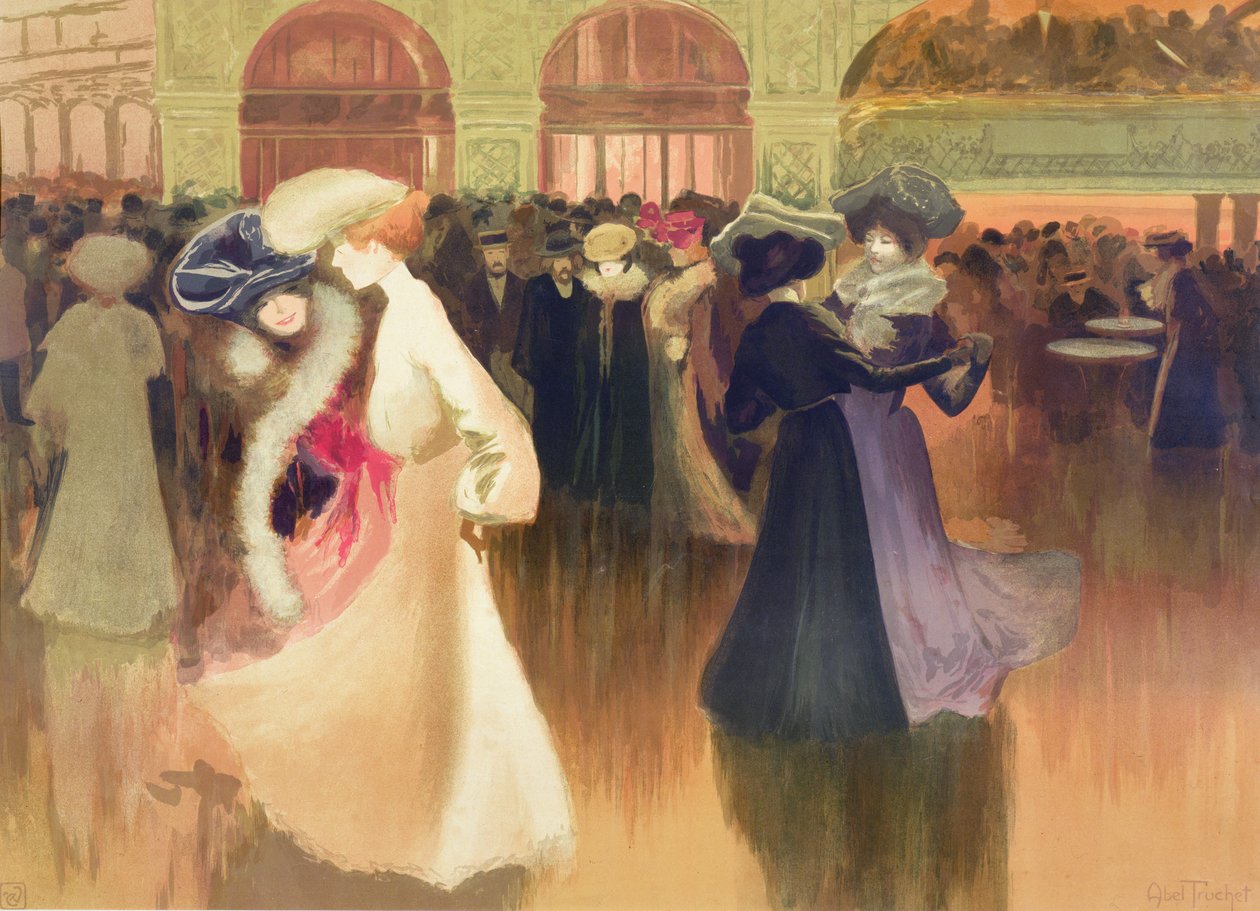 En bal i Paris av Abel Truchet