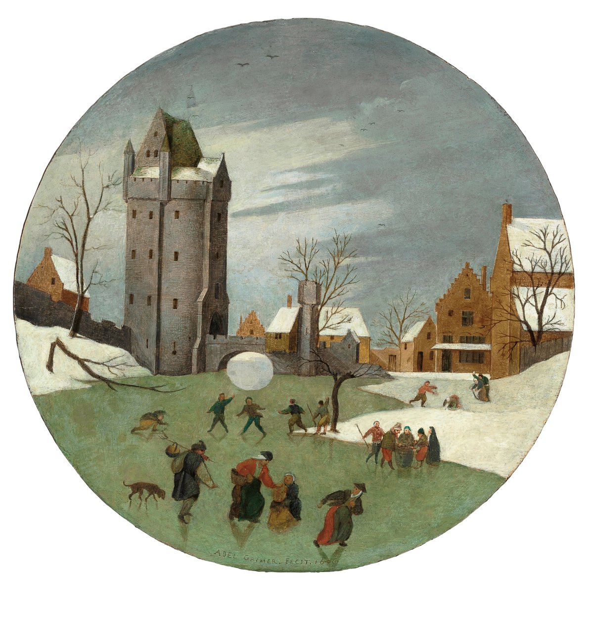 Januari månad 1606 av Abel Grimmer or Grimer