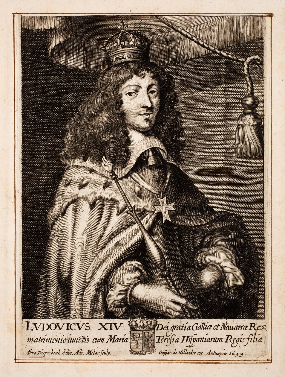 Louis XIV of France av Abraham van Diepenbeeck