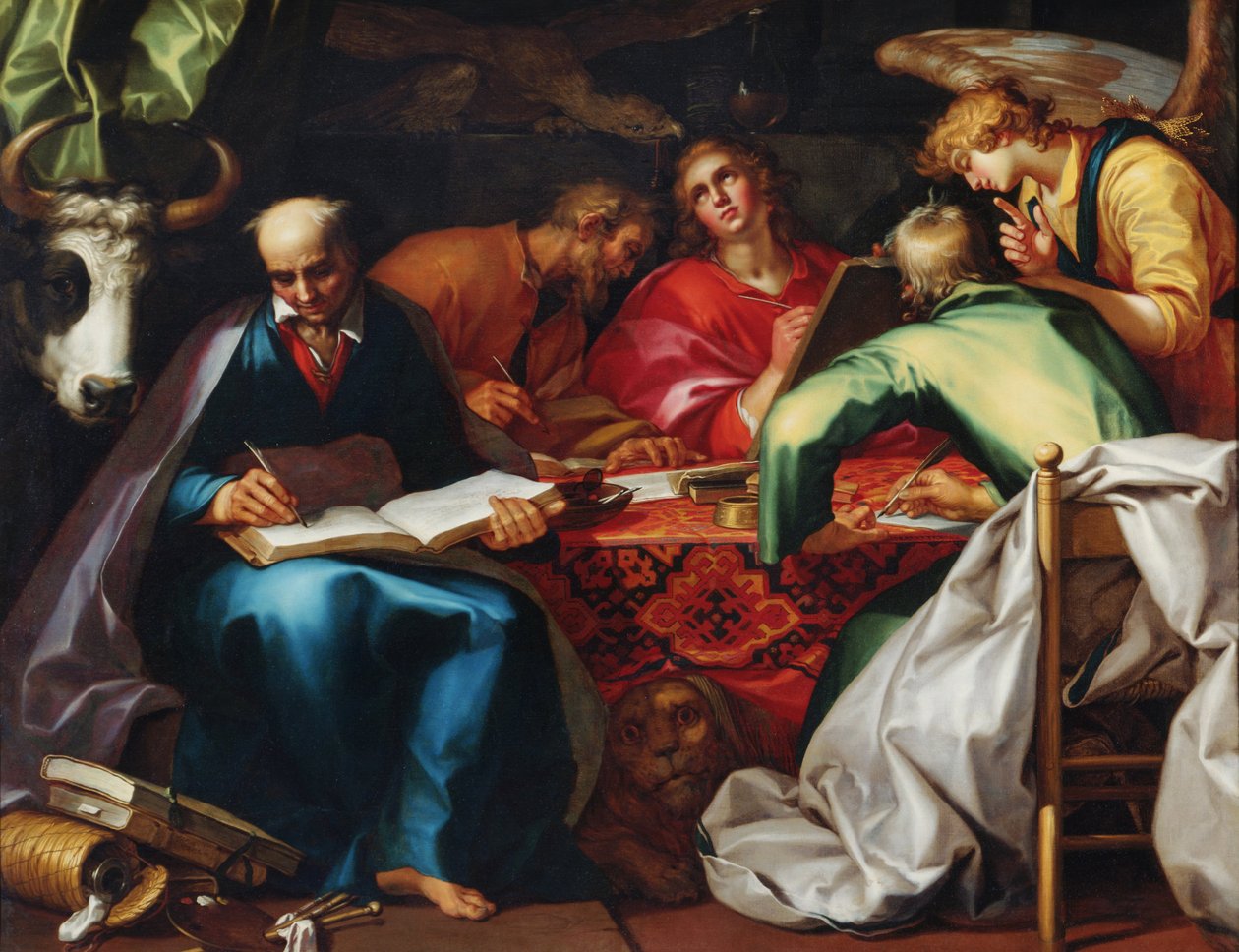 De fyra evangelisterna av Abraham Bloemaert
