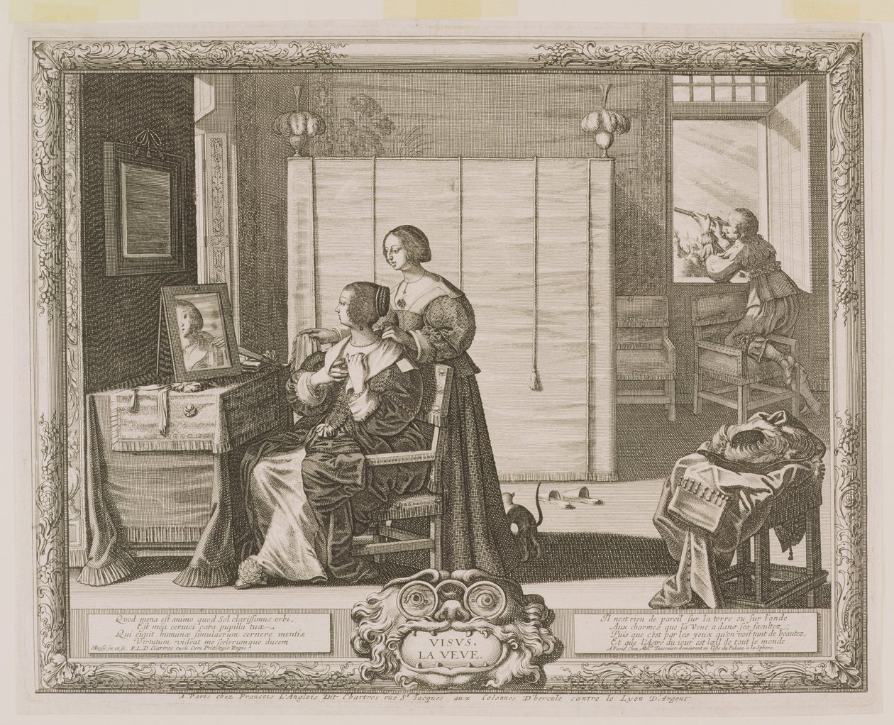 Syn, graverad av konstnären, ca 1630-40 av Abraham Bosse