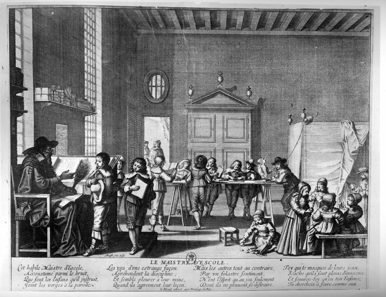 Skolmästaren av Abraham Bosse