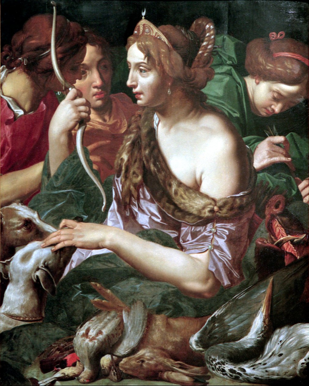 Diana efter jakten, ca 1618 av Abraham Jannsens