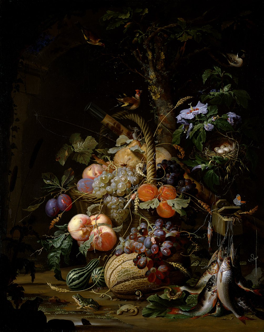 Stilleben av frukt av Abraham Mignon
