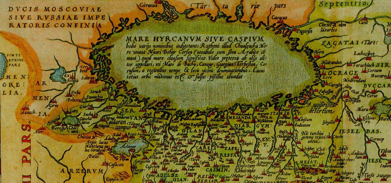 The Ortelius map of Persia, Antwerp, 1570 av Abraham Ortelius
