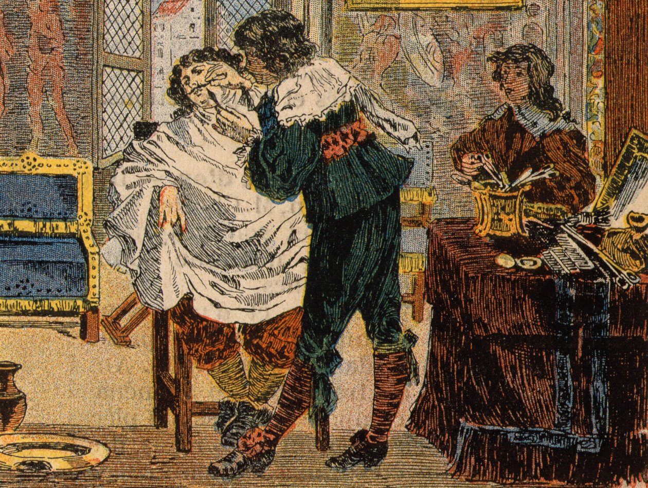 Barberare under Ludvig XIII - efter A. Bosse av Abraham (after) Bosse