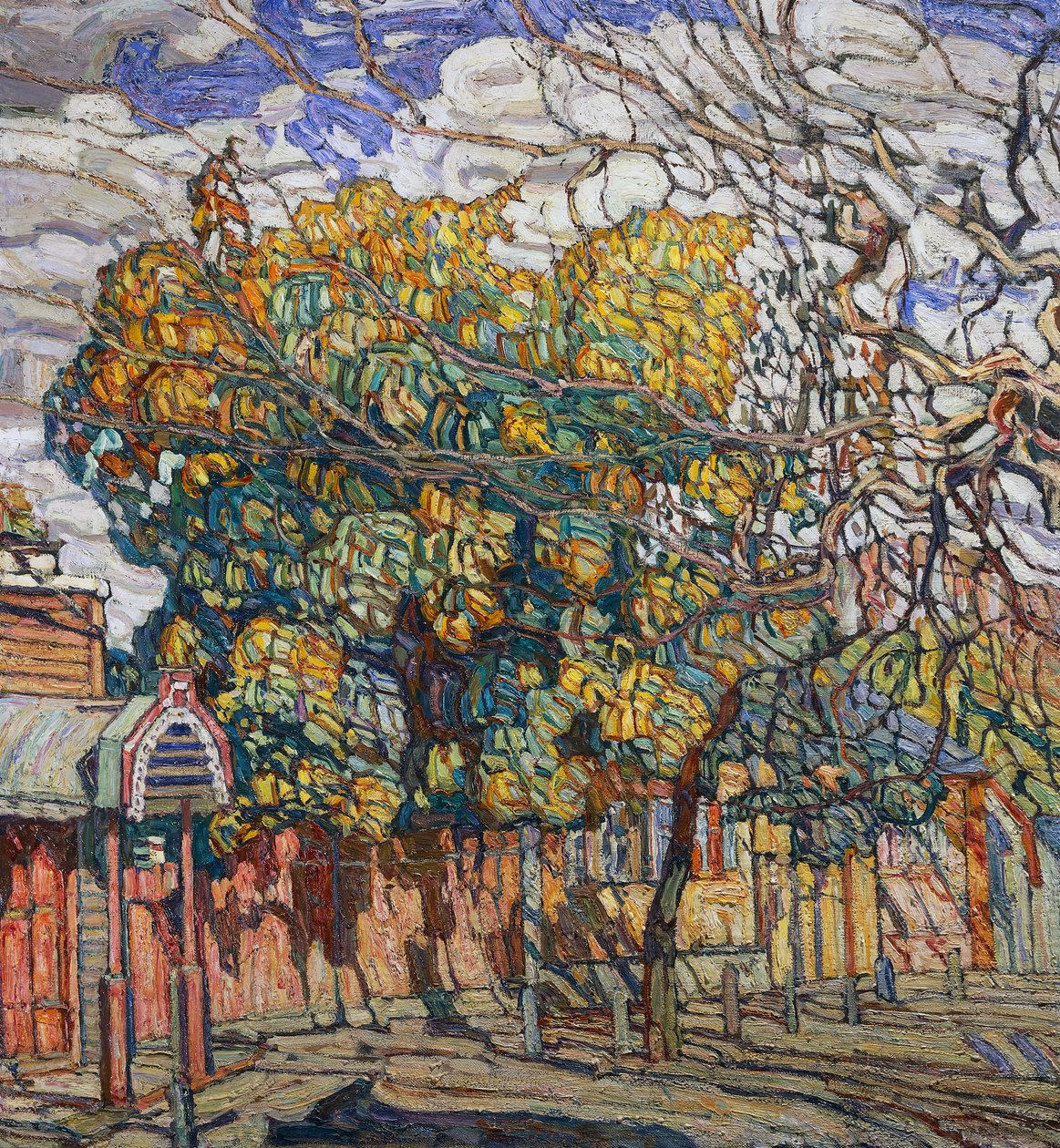 Stadsbild av Abraham Anshelovich Manievich