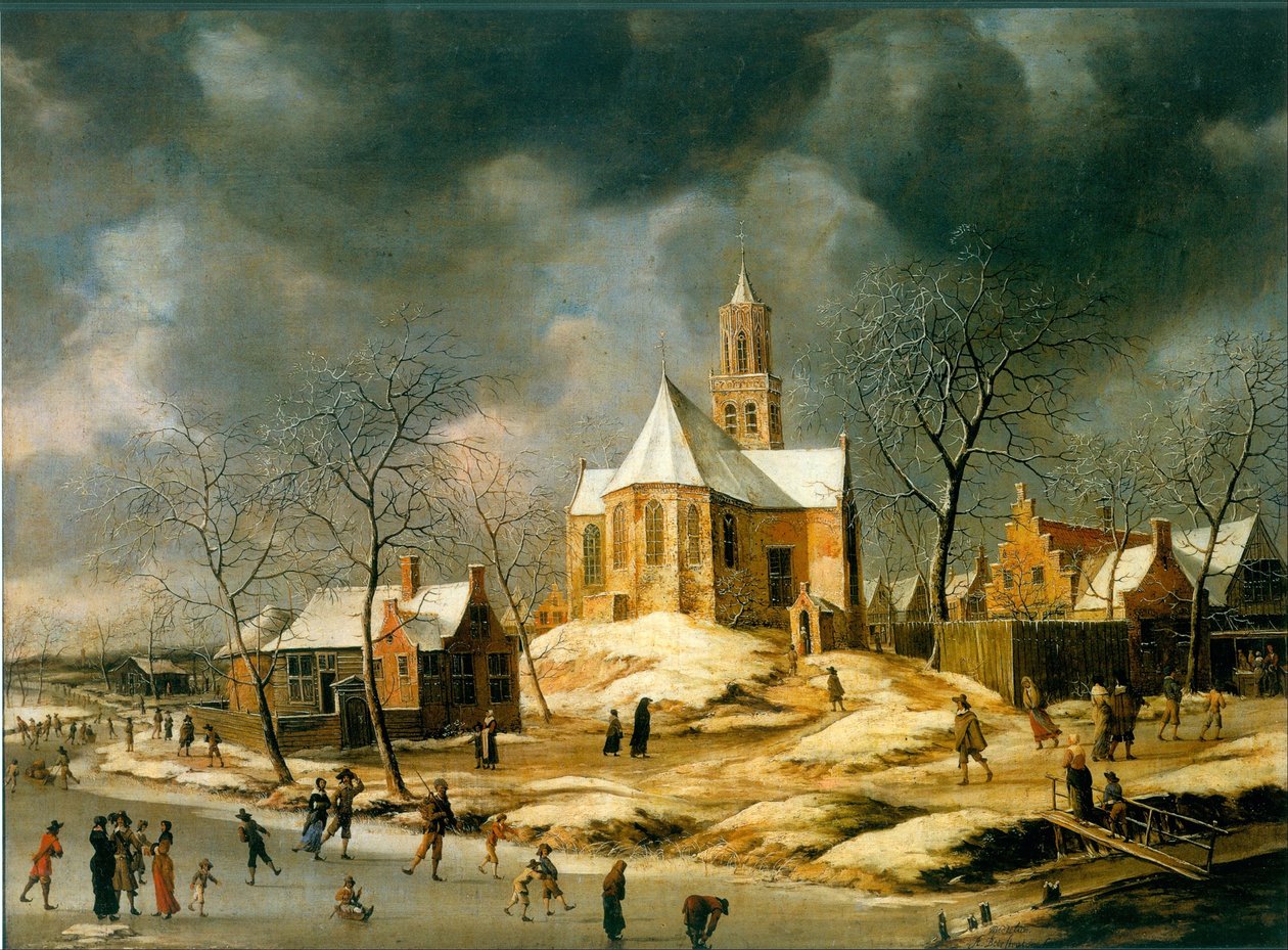 Byn Midlum av Abraham Beerstraaten