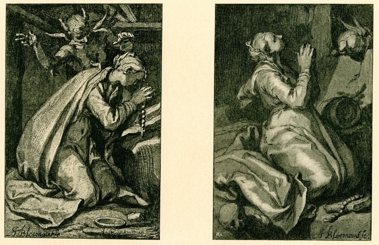 Heliga ångerfulla av Abraham Bloemaert