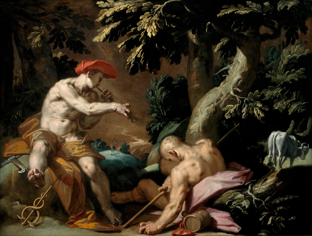 Mercury, Argus och Io, ca 1592 av Abraham Bloemaert