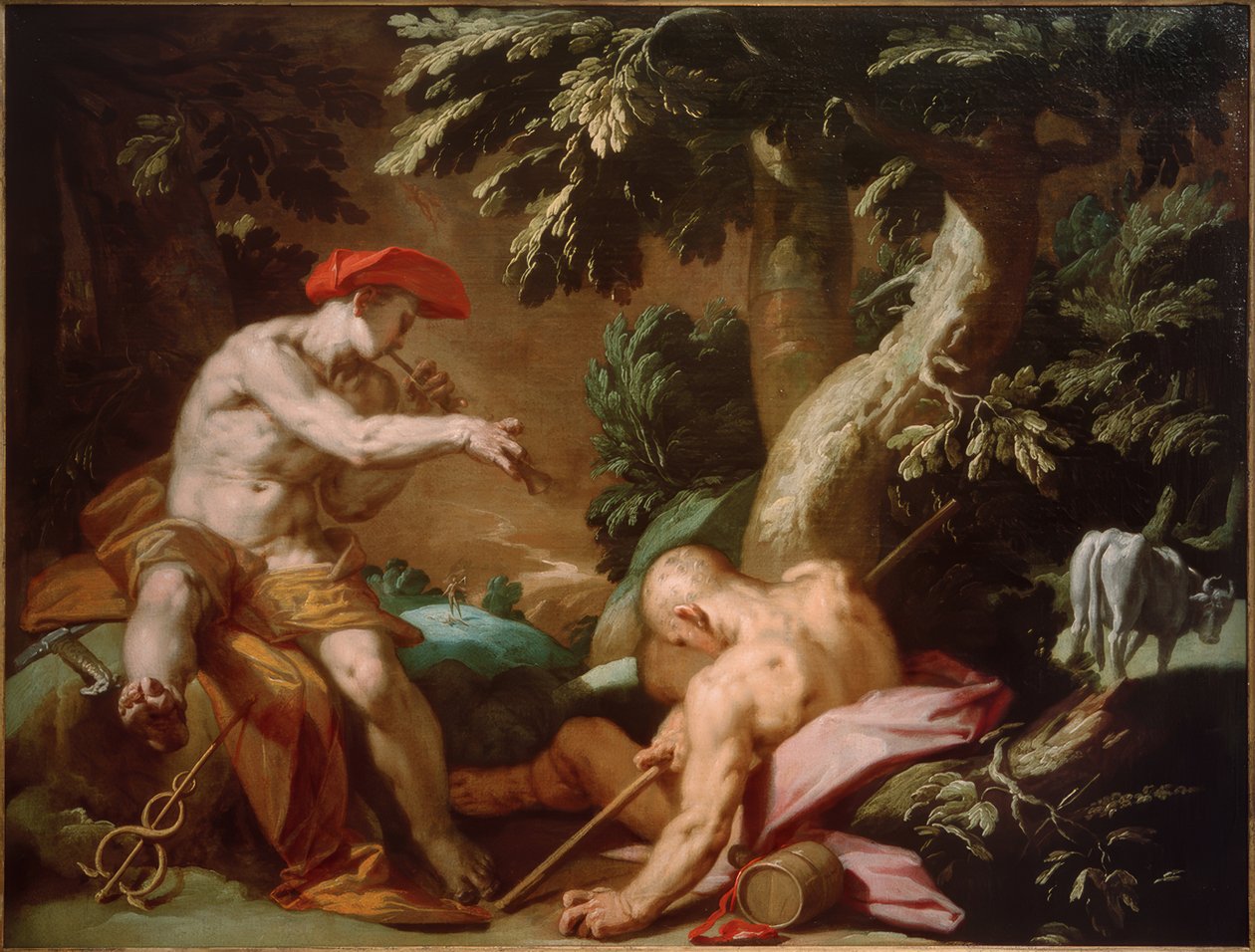 Mercury, Argus och Io av Abraham Bloemaert