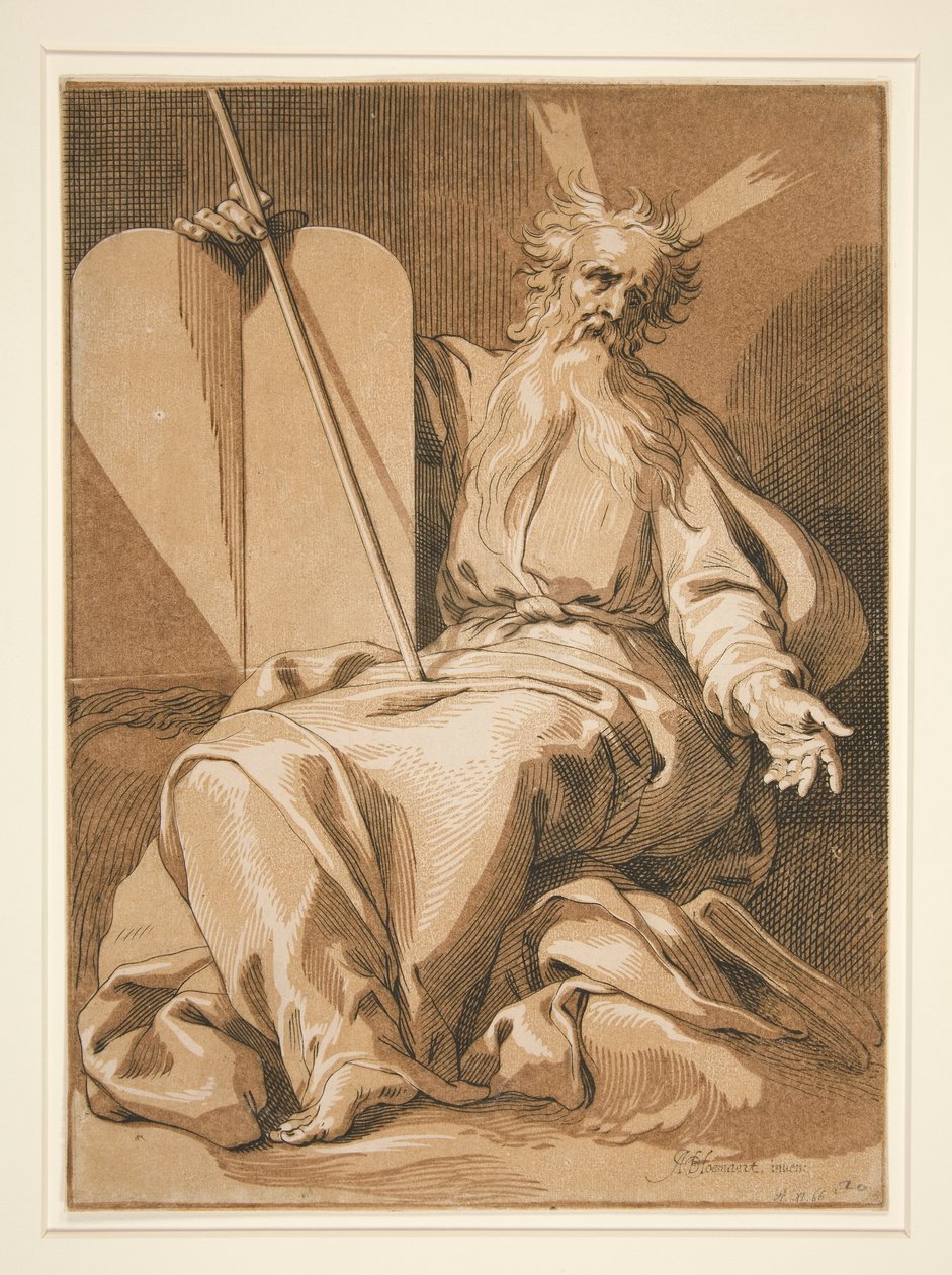 Moses av Abraham Bloemaert