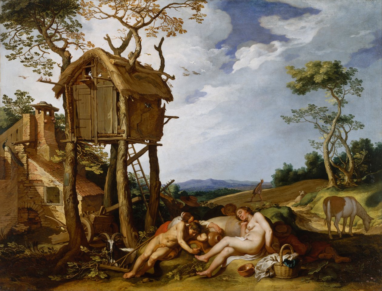 Liknelsen om vetet och stjälkarna av Abraham Bloemaert
