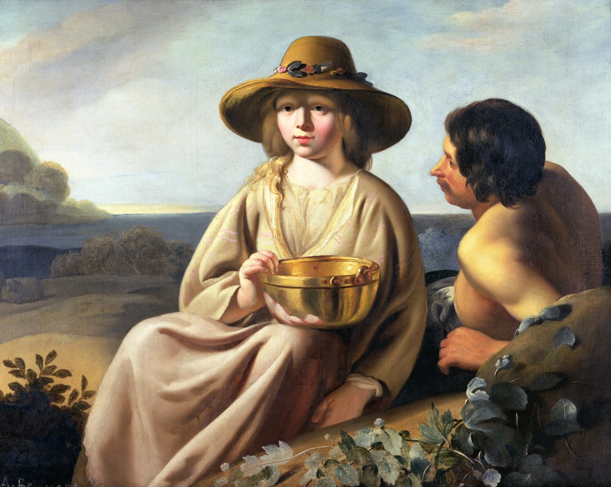 Herde och Herdinna av Abraham Bloemaert