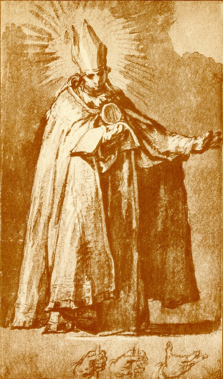 St Augustin av Abraham Bloemaert