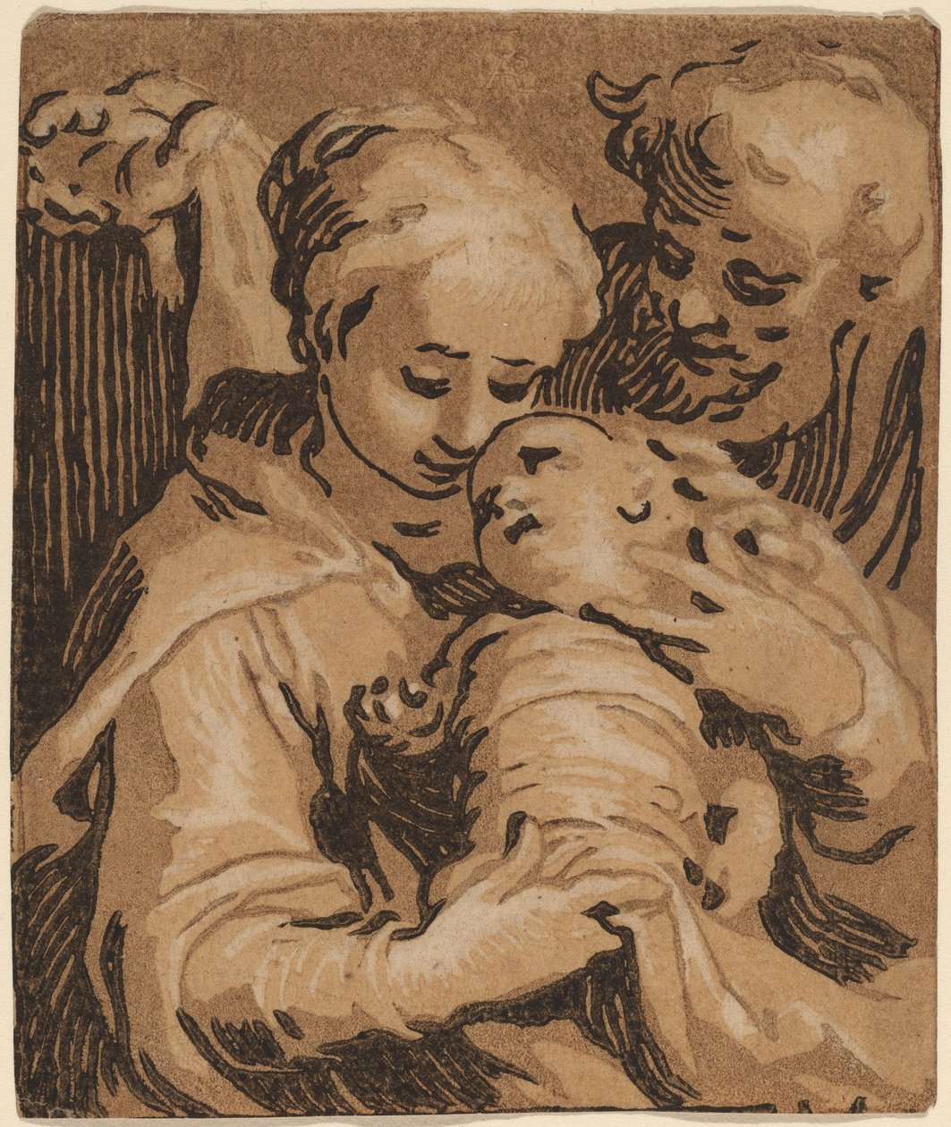 Den heliga familjen av Abraham Bloemaert