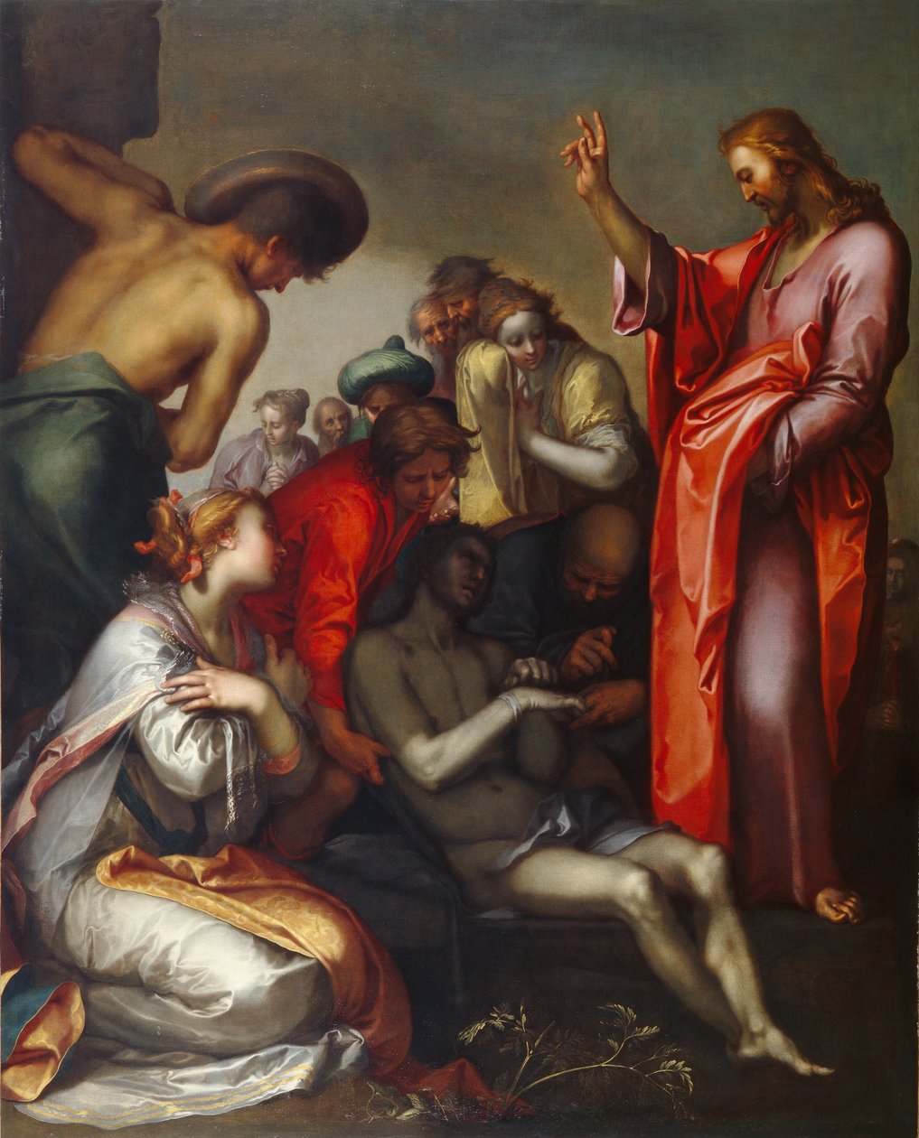 Lazarus uppståndelse av Abraham Bloemaert
