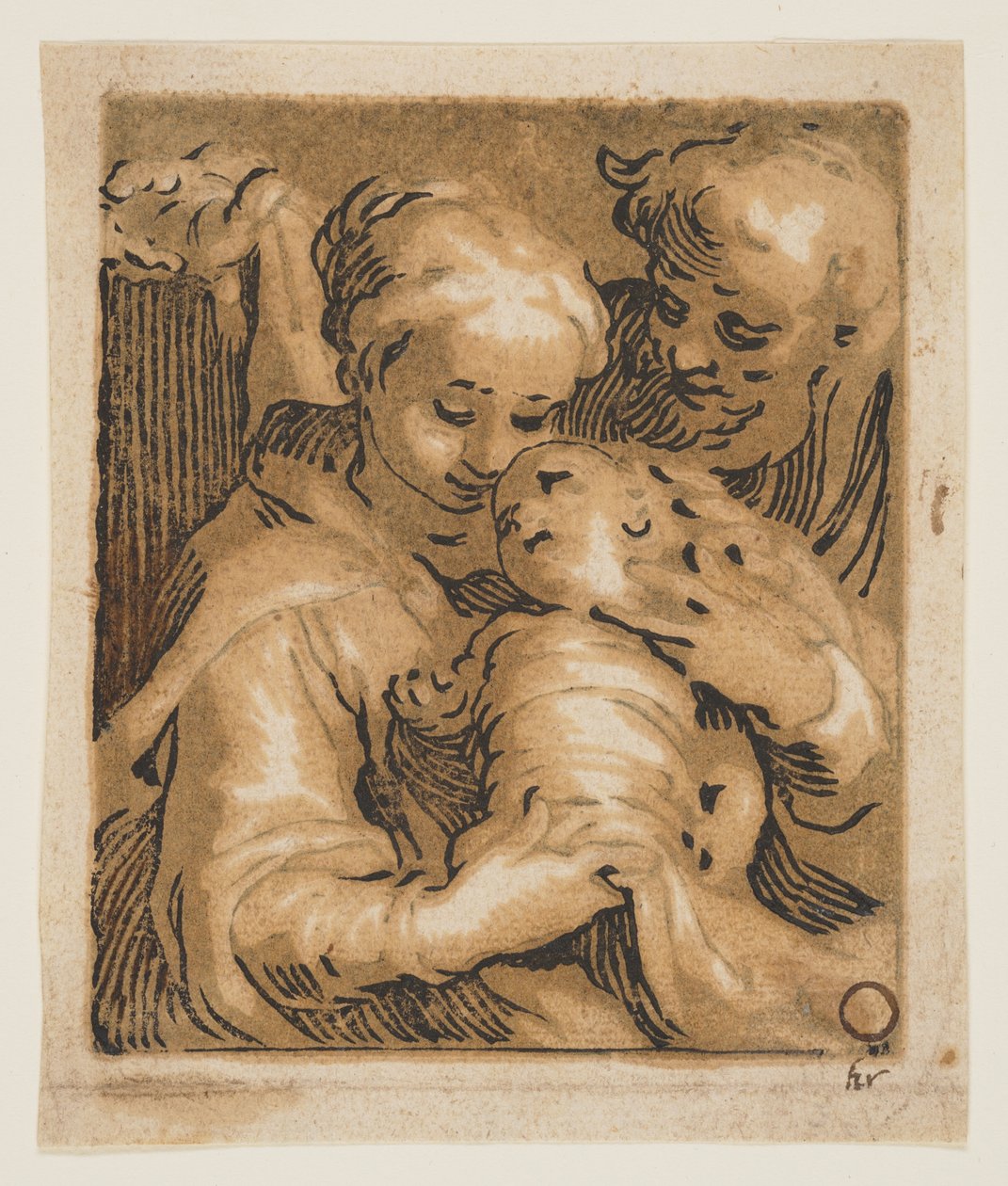 Jungfru Maria med barnet och S:t Josef av Abraham Bloemaert