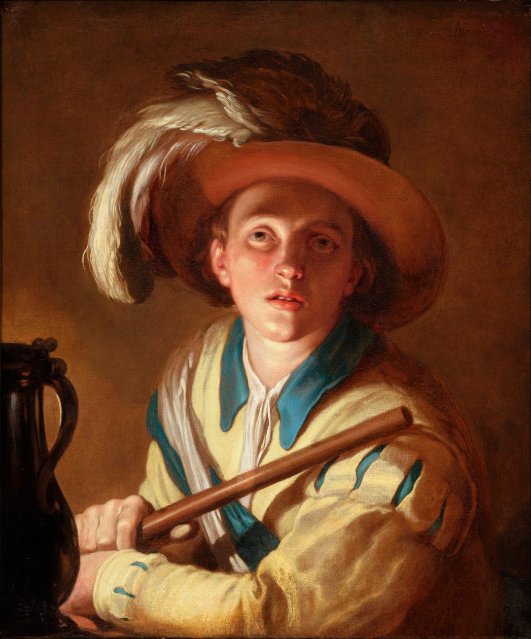 Flöjtspelaren (NL: originaltitel: De Fluitspeler) av Abraham Bloemaert