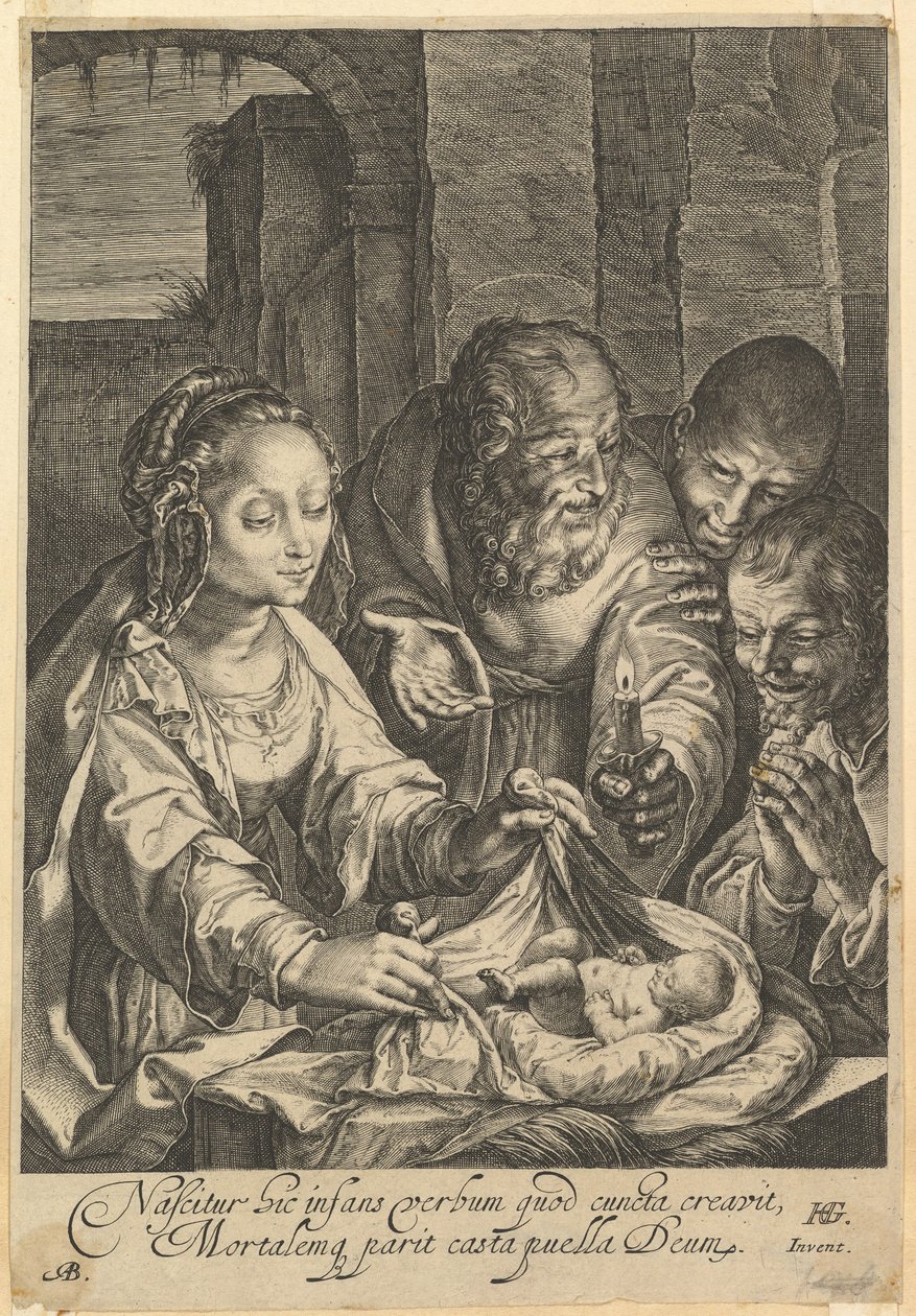 Herdarnas tillbedjan, efter 1650. av Abraham Blooteling